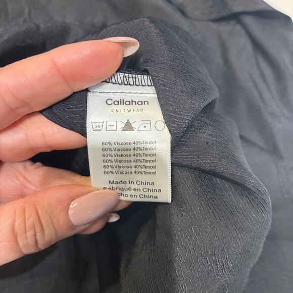 NWT Callahan x Revolve Black Dolman Sleeve Sami Midi Dress Sz Small - Picture 7 of 11